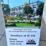 CHA walking tours sign