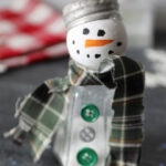 Salt shaker snowman