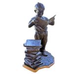 Bookworm statue