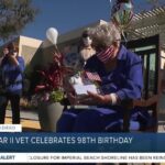 WWII Coast Guard Veteran 98th Birthday Drive-By Celebration