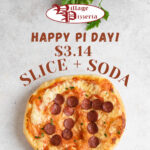 Village Pizzeria Pi Day