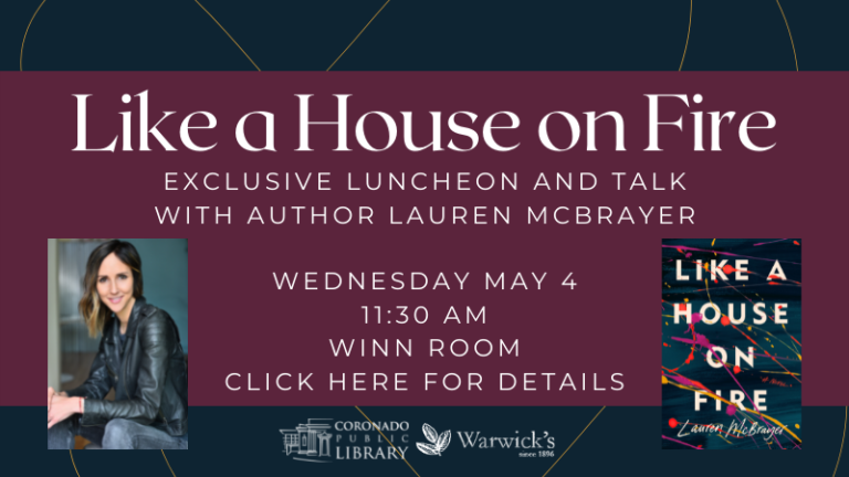 A Conversation with Author Lauren McBrayer about “Like a House on Fire”