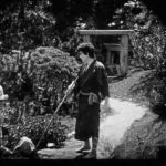 Sessue Hayakawa in the garden