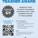 San Diego Teacher Award