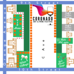 Art and Wine Festival Map