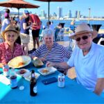 food trucks with tom, cyndee, and friend