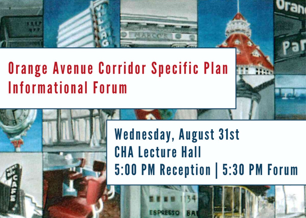 Orange Ave Corridor Specific Plan meeting