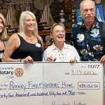 Rotary firefighters home donation