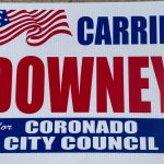 Carrie Downey sign