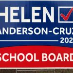 Helen Anderson-Cruz sign