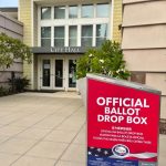 official ballot drop box at city hall