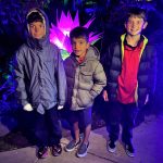 Lightscape boys by lily pad