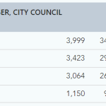 2022 Official Final Election Results city council