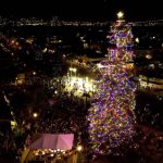 Christmas Tree with Bridge 2022 KB Drone
