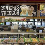 Ceviche bar at Northgate Market.