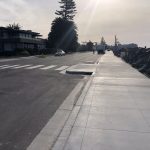 Ocean Boulevard sidewalk bulb out 2023-02-18