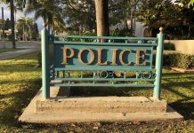 Coronado Police sign