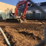 2023-03-25 Coronado construction excavator dirt lot