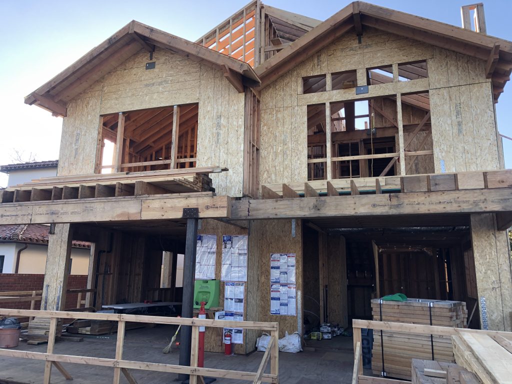 House being built in Coronado.