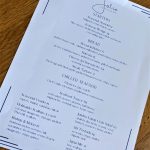 Jolie menu