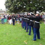 3.Rifle Salute, Honor Guard, Amphibian Assault Battalian, 1st Marine Division