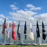 Coronado Cays Yacht Club opening day 2023 Flags