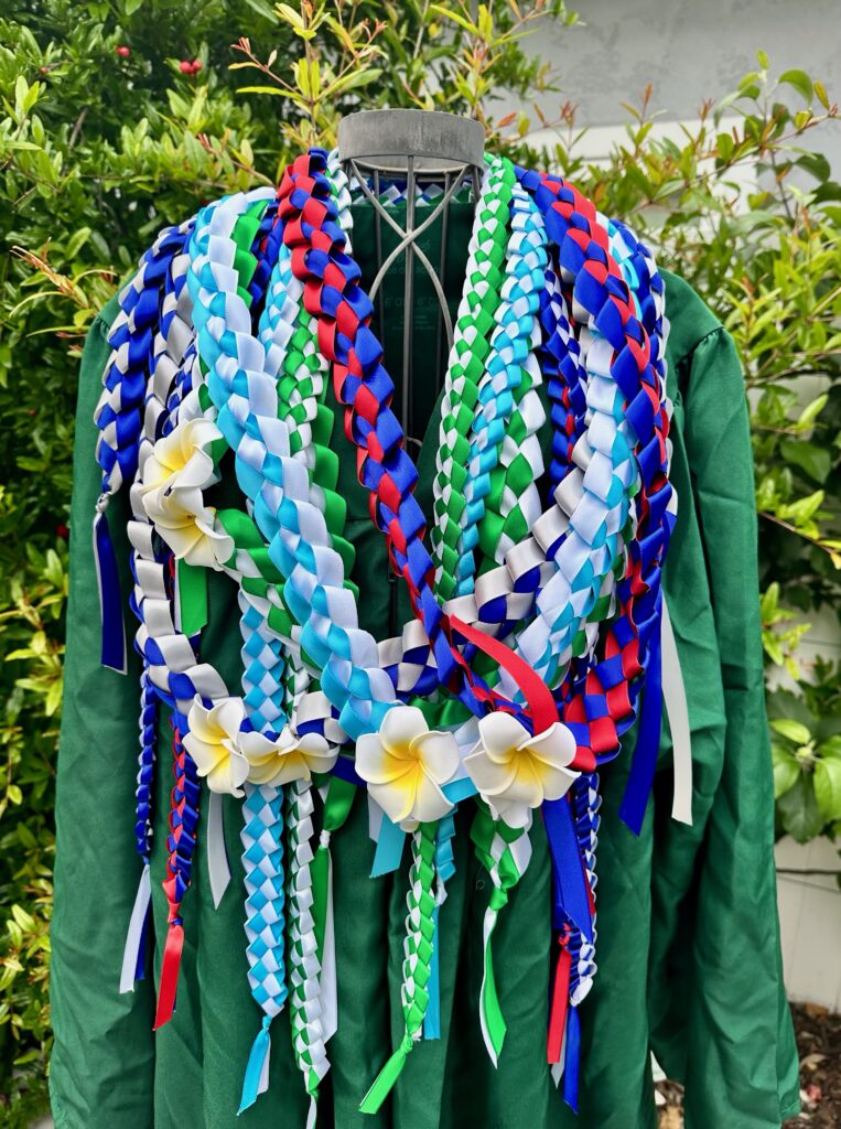 Order a Ribbon Lei from Girl Scout Troop 6136 to Celebrate your
