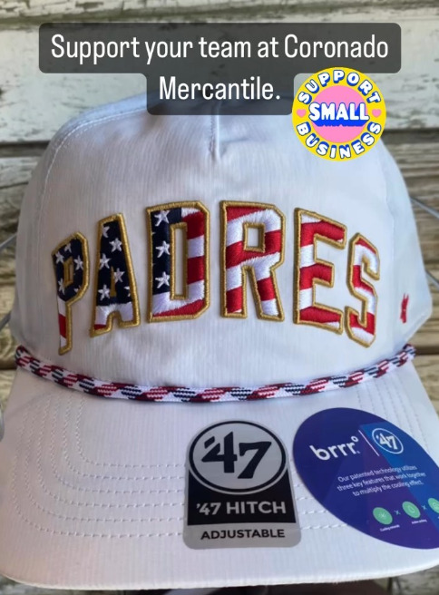 Girls Youth '47 White San Diego Padres Surprise Clean Up Adjustable Hat