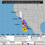 Hilary warnings cone sat 8-19