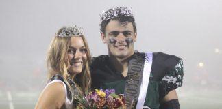 Homecoming queen and king