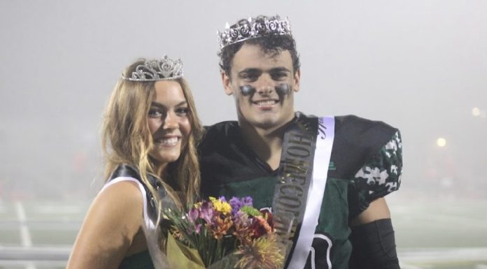 Homecoming queen and king