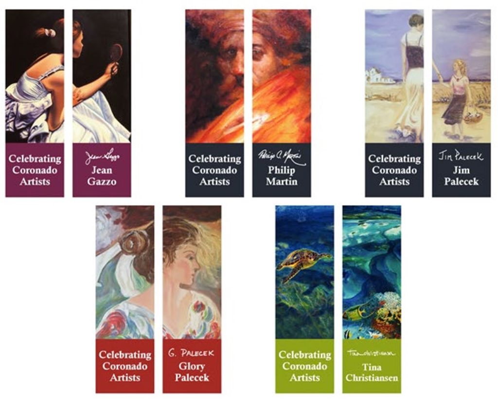 Orange Avenue Banner Program Celebrating Coronado Artists   Artists Banner Series 