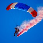 Del Skydiving Santa