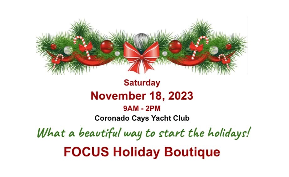 FOCUS Holiday Boutique Nov. 18 Coronado Times