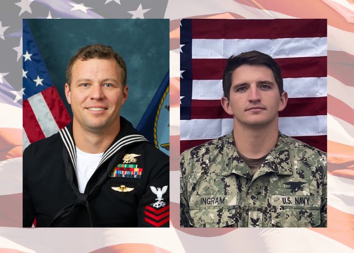 U.S. Navy Identifies Two Navy SEALs Lost at Sea and Later Declared Dead ...