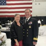 Rear Adm. Rosen and his wife Kasey.