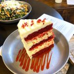 Del pub red velvet cheesecake