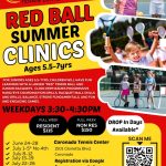 tennis – red ball summer clinics