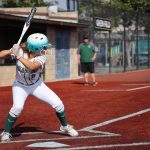 Susanna Pate batting senior CHS