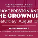 Ferry Landing Weekend Concerts August-10-Dave-Preston-and-the-Gorwnups