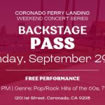 Ferry Landing Weekend Concerts September-29-Backstage-Pass