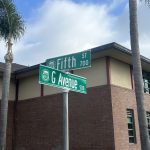 fifth and g street sign CMS