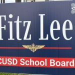 Fitz Lee school board 2024 sign