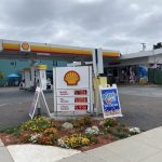 Shell station gas 9th and Orange