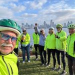 Wayne Strickland with Bike Friends