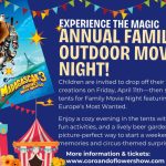 family movie night flower show