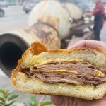 fried bologna mortadella sandwich