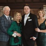 Juliane Morris with her parents