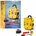 LEGO yellow travel suitcase