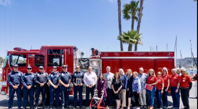 Fire Chief Jayson Summers and the Coronado Fire Department Team Receive 2025 Rotary Peacemaker Award